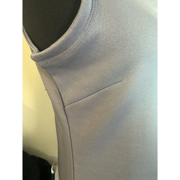 Althleta Gray Tunic Dress Sleeveless Athleisure Preppy Soft Girl - Picture 7 of 11
